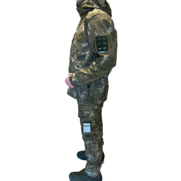 Теплый флисовый костюм куртка и штаны софтшел soft-shell размер 52 (ХL) - изображение 2