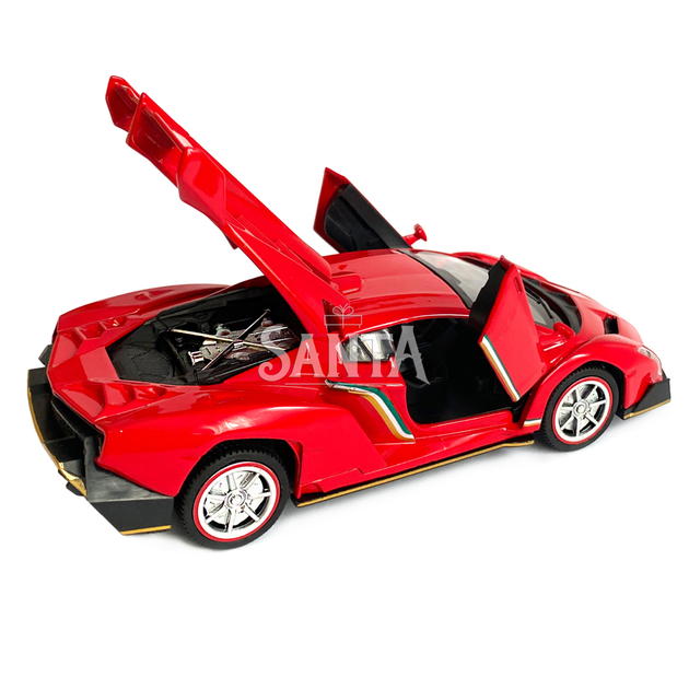 Іграшкова машинка металева Lamborghini (Ламборгіні) "АвтоЕксперт", червоний колір, світло, звук, інерція, відчиняються двері, багажник, капот, 17*7*4см, 81322 - Фото 6 Іграшкова машинка металева Lamborghini (Ламборгіні) "АвтоЕксперт", червоний колір, світло, звук, інерція, відчиняються двері, багажник, капот, 17*7*4см, 81322 - зображення 6
