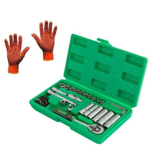 Набор инструментов Intertool ET-6036SP, 36 шт, 1/4" в комплекте с ...