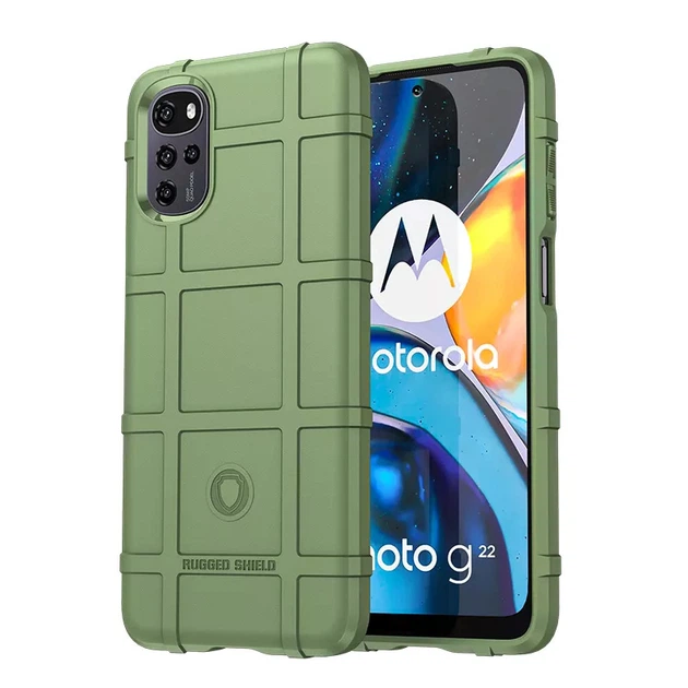 Чохол Lenuo Rugged Shield для Motorola Moto G22 / E32 Green - Фото 1 Чохол Lenuo Rugged Shield для Motorola Moto G22 / E32 Green - изображение 1