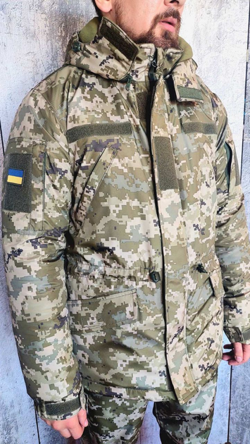 Бушлат зимовий військовий Пиксель (куртка військова зимова) 56 розмір ЗСУ (338120) - изображение 1