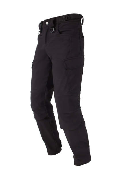 Утеплённые тактические штаны на флисе modern M black - изображение 2