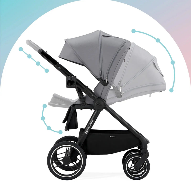 Универсальная коляска 2 в 1 Kinderkraft Nea Midnight Black (KSNEA000BLK2000) - изображение 7