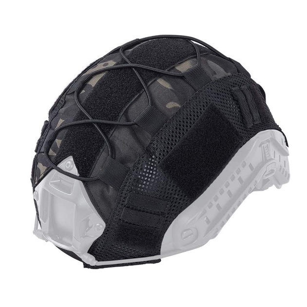 Кавер Чехол на каску шлем FAST Фаст Elastic Cord Black Multicam (BCP) (12469) - изображение 1