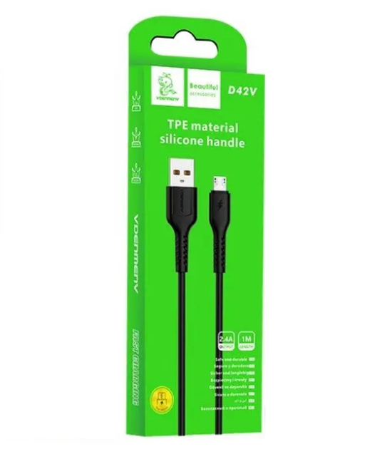 Кабель для зарядки и передачи данных Denmen D42V USB to Micro USB ...