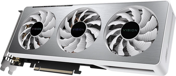 Gigabyte PCI-Ex GeForce RTX 3060 Ti Vision OC 8G LHR 8GB GDDR6 (256bit) (1755/14000) (2 x HDMI, 2 x DisplayPort) (GV-N306TVISION OC-8GD 2.0) - obraz 3