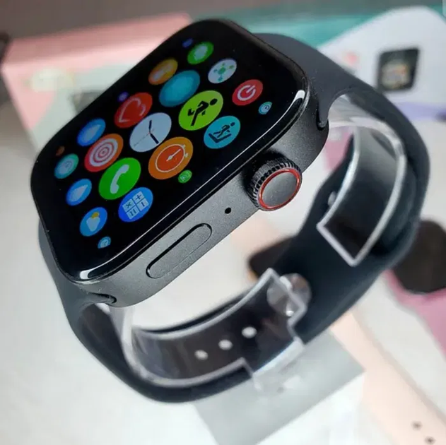 Смарт часы Smart Watch 500PRO-2.5D спортивные режимы, голосовой вызов, влагозащита SIRI/Google помощник Black - изображение 9