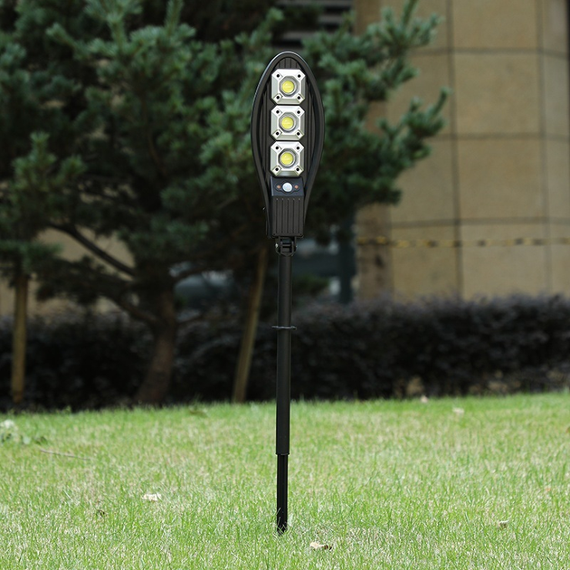 Вуличний світлодіодний ліхтар на сонячній батареї з пультом Solar Light SL-63T-3COB настінний світильник акумуляторний - зображення 10