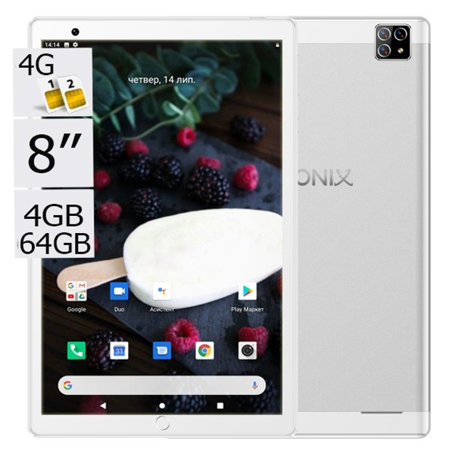 Планшет-телефон Adronix Mid Pad PRO 8 LTE Silver 4GB/64GB IPS 8 ...