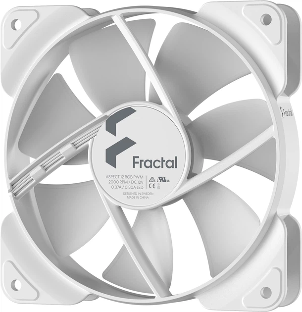 Chłodzenie Fractal Design Aspect 14 RGB PWM White Frame (FD-F-AS1-1409) - Zdjęcie 4 Chłodzenie Fractal Design Aspect 14 RGB PWM White Frame (FD-F-AS1-1409) - obraz 4