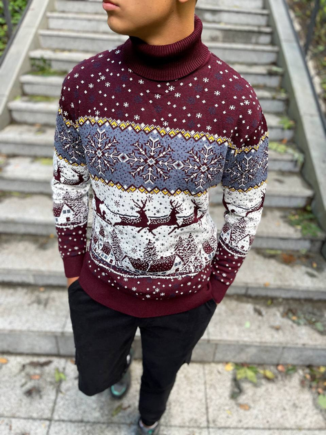 Мужской свитер с оленями схема Для мужчин » Люблю Вязать