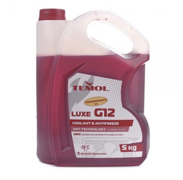 Антифриз TEMOL G12 Luxe красный 5кг – фото, отзывы, характеристики в ...