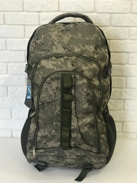 Рюкзак тактичний ЗСУ 65л, рюкзак військовий піксель, тактичний рюкзак ЗСУ, військовий рюкзак 65 літрів - зображення 1