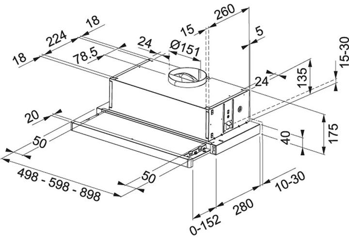 Вытяжка Franke FTC 632L BK 315.0547.798 - изображение 7