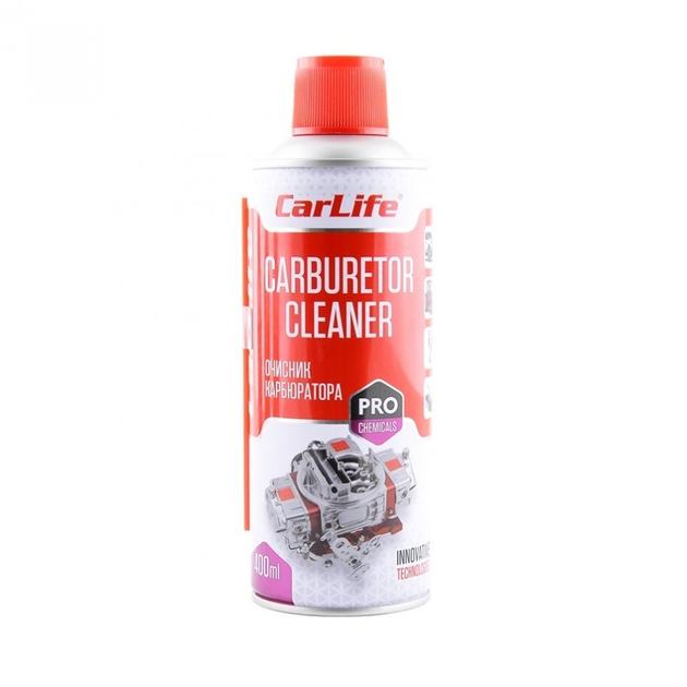 Засіб для очищення карбюратора carburetor cleaner, 400ml (24шт/уп), Carlife CF400