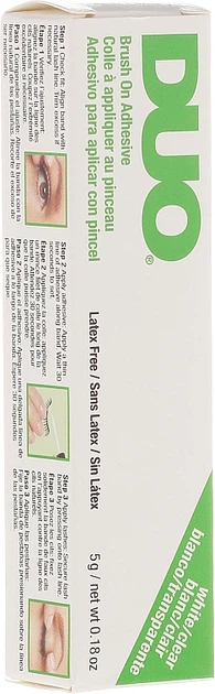 Клей для ресниц прозрачный - Duo Brush-On Striplash Adhesive Clear 5g (5g) (443585-15456) - Фото 2 Клей для ресниц прозрачный - Duo Brush-On Striplash Adhesive Clear 5g (5g) (443585-15456) - изображение 2