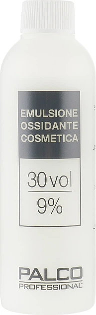 Окислительная эмульсия 30 объемов 9% - Palco Professional Emulsione Ossidante Cosmetica 150ml (493101-90285) - Фото 1 Окислительная эмульсия 30 объемов 9% - Palco Professional Emulsione Ossidante Cosmetica 150ml (493101-90285) - изображение 1