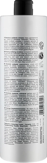 Окислительная эмульсия 20 vol 6% - Puring Tutto Colors 1000ml (1015385-69107) - Фото 2 Окислительная эмульсия 20 vol 6% - Puring Tutto Colors 1000ml (1015385-69107) - изображение 2