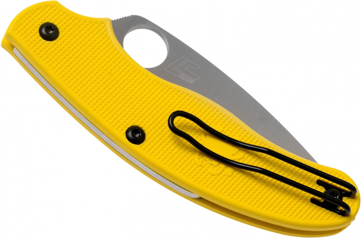 Ніж Spyderco Salt UK Penknife LC200N напівсерейтор yellow - зображення 2