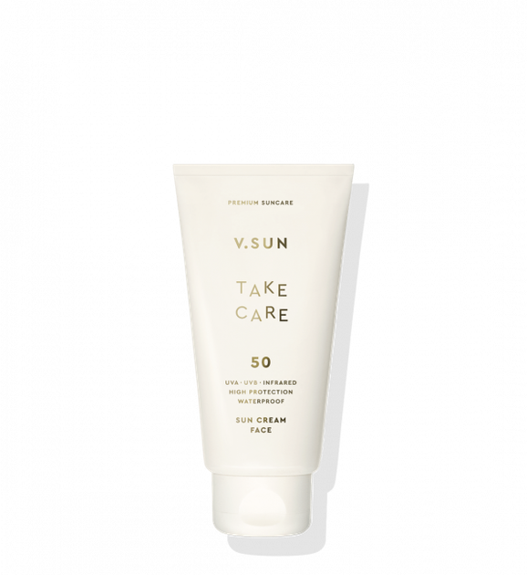 Сонцезахисний крем для обличчя V.SUN Sun Cream Face 75 мл з SPF 50 - Фото 1 Сонцезахисний крем для обличчя V.SUN Sun Cream Face 75 мл з SPF 50 - зображення 1