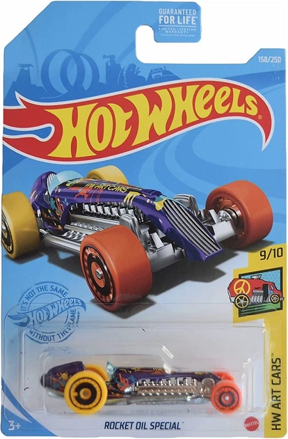 Машинка базовая Hot Wheels серии Art Cars 9/10 - Rocket Oil