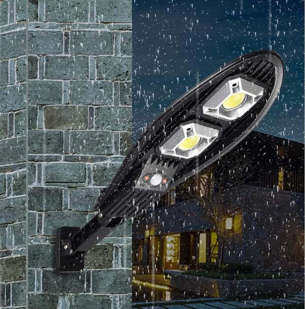 Вуличний світлодіодний ліхтар на сонячній батареї з пультом Solar Light SL-62T-2COB настінний світильник акумуляторний - зображення 6
