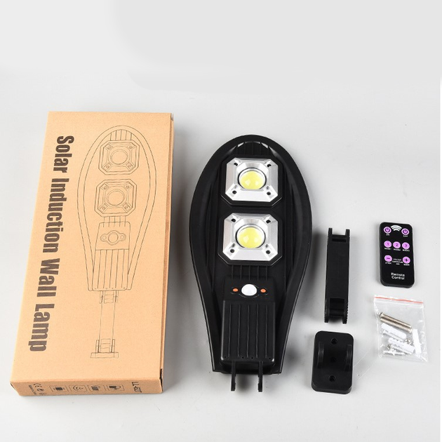 Вуличний світлодіодний ліхтар на сонячній батареї з пультом Solar Light SL-62T-2COB настінний світильник акумуляторний - зображення 7