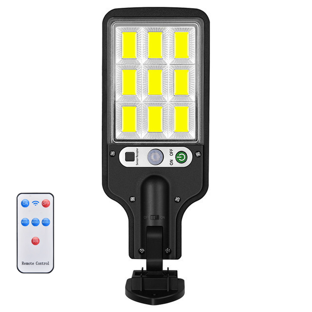 Вуличний світлодіодний ліхтар на сонячній батареї з пультом Solar Light SL-6164-108COB настінний світильник з датчиком руху, акумуляторний - зображення 11