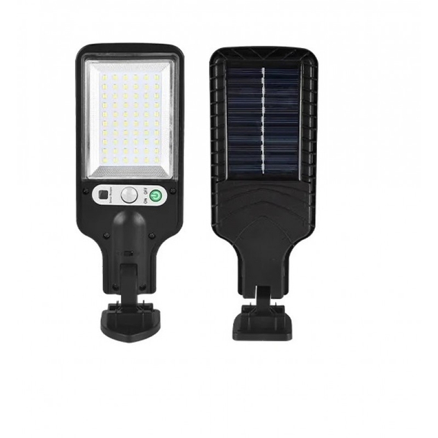 Вуличний світлодіодний ліхтар на сонячній батареї з пультом Solar Light SL-6162-60SMD настінний світильник з датчиком руху, акумуляторний - зображення 3