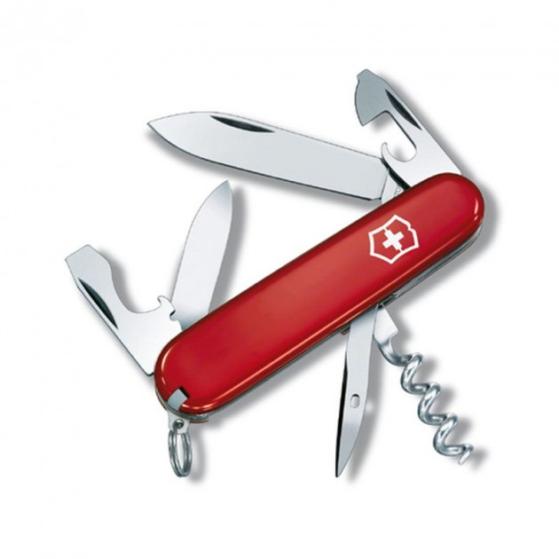 Ніж Victorinox Tourist 84 мм 12 предметів червоний (Vx03603) - зображення 1