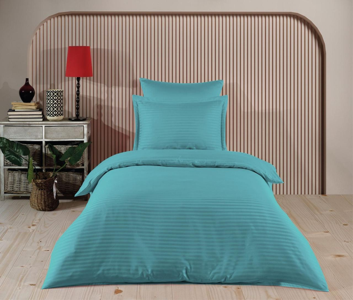 Постельное белье Satin Strip 160х220 (ТМ ZERON ) TURKUAZ, Турция Код ...