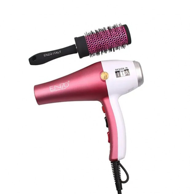 Фен для укладки волос с насадками Enzo EN-6050H Pink 6000W – фото ...