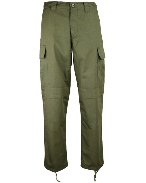 Штани тактичні Kombat M65 BDU Ripstop Trousers 38, оливковий - зображення 2