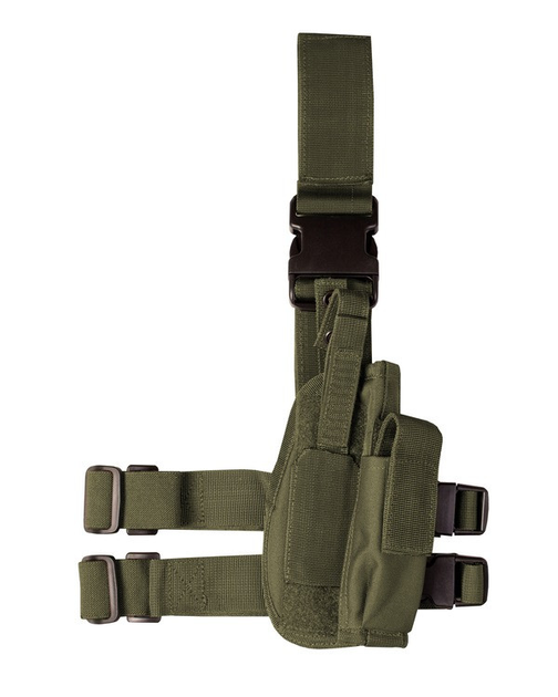 Кобура на стегно Kombat Tactical Leg Holster оливковий - зображення 1