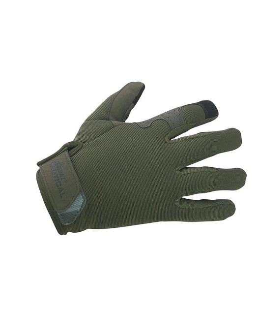 Перчатки тактичні Kombat ru Delta Fast Gloves L, оливковий - зображення 1