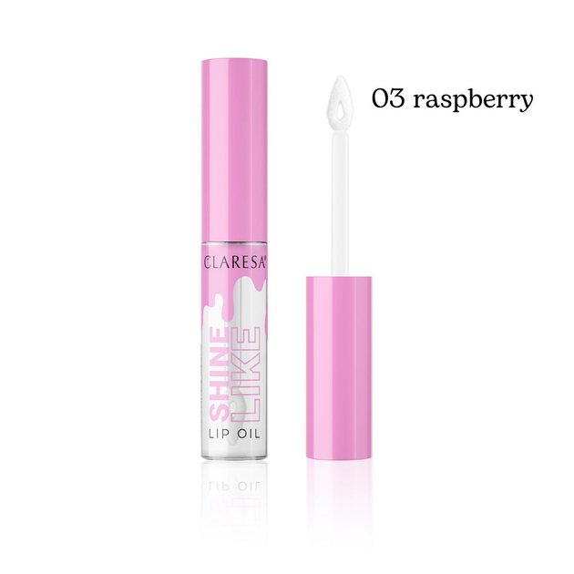 Масло для губ Shine Like Claresa тон 03 raspberry 5 мл (5903819813036 ...