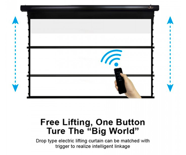 Моторизований екран для проектора VividStorm White Cinema 120" (White) білий (White Cinema 120" (White)_17999) - зображення 4