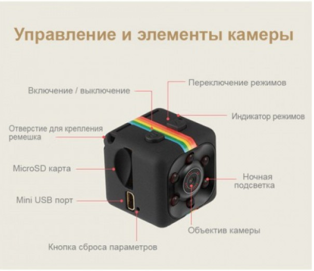 Экшн-камера ночного видения SQ11 HD 1080 - изображение 7
