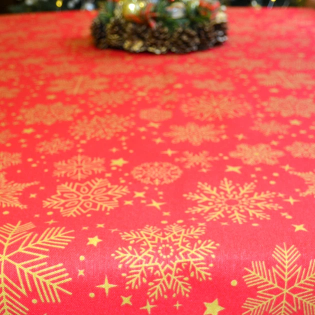 Влагоотталкивающая скатерть Time Textile 140x240 см (pbe0043340) Красный - Фото 2 Влагоотталкивающая скатерть Time Textile 140x240 см (pbe0043340) Красный - изображение 2