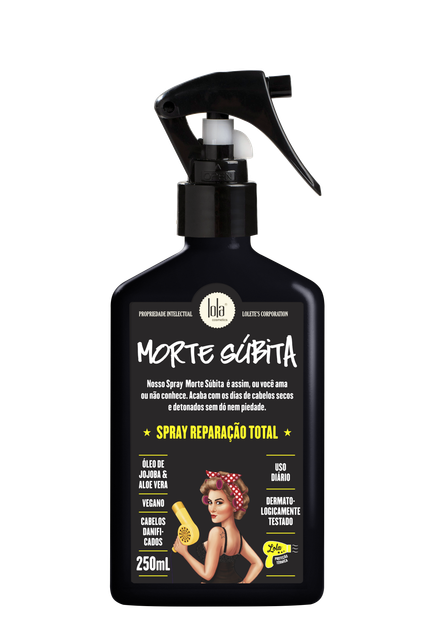 Спрей для відновлення волосся Lola Cosmetics Spray Morte Subita Reparacao Total 250 мл - Фото 1 Спрей для відновлення волосся Lola Cosmetics Spray Morte Subita Reparacao Total 250 мл - зображення 1