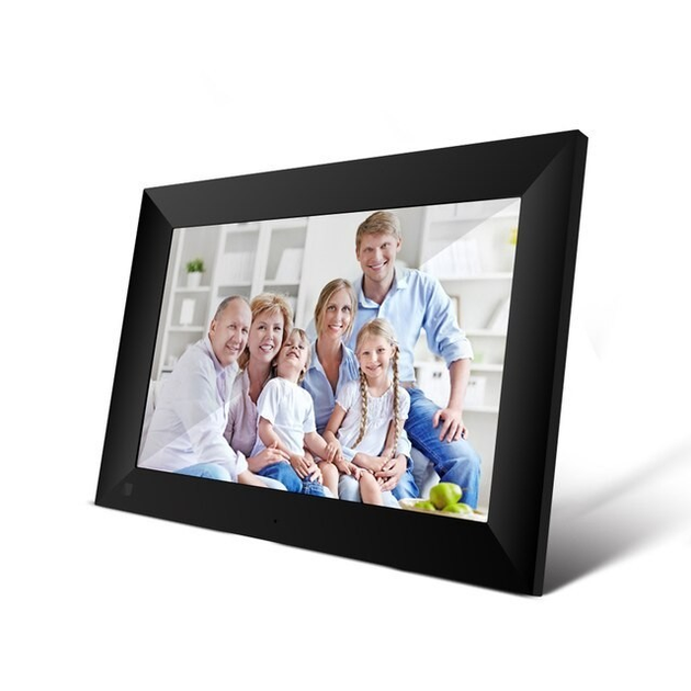 Цифровая фоторамка PROS 10" с сенсорным дисплеем и WI-FI Black – фото ...