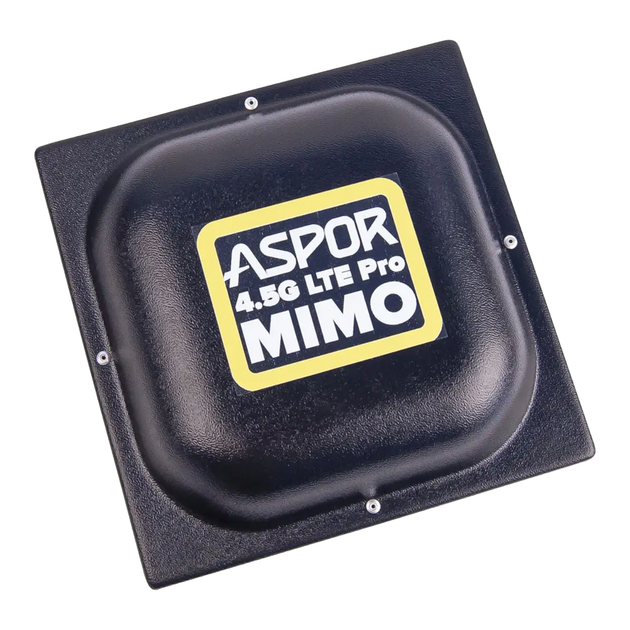 Широкосмугова 3G/4G MIMO антена панельного типу Aspor T800 (1700-2700 МГц) з підсиленням 18 дБі - Фото 3 Широкосмугова 3G/4G MIMO антена панельного типу Aspor T800 (1700-2700 МГц) з підсиленням 18 дБі - зображення 3