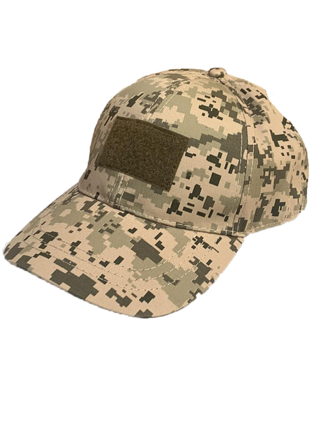 Бейсболка тактична кепка, армійська кепка ЗСУ з шевроном Піксель - зображення 1