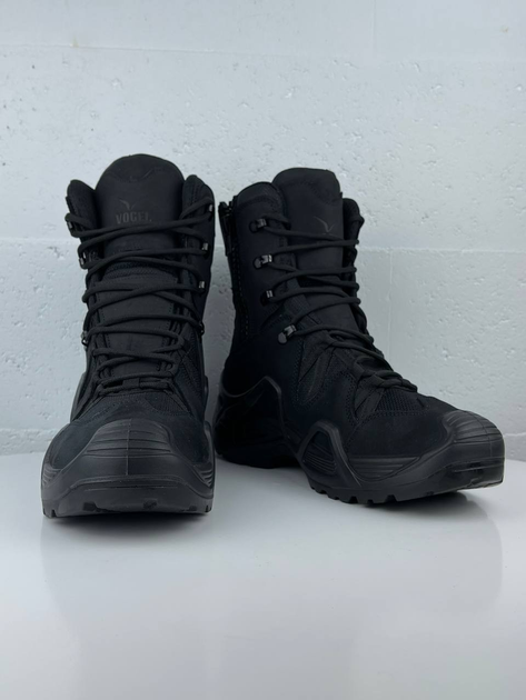 Военные мужские чёрные тактические ботинки Vogel размер 42 - изображение 1