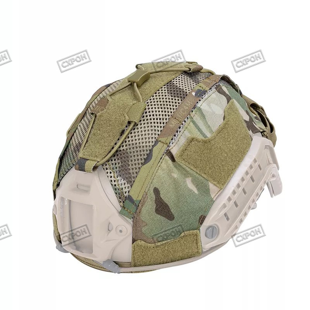 Кавер IDOGEAR для тактического шлема с чехлом для батареи NVG, Multicam - изображение 2