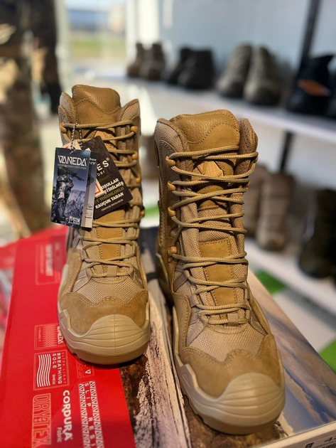 Военные тактические ботинки Vaneda Nato Койот, Зимние до -20 берцы из натуральной кожи. 41 - изображение 2