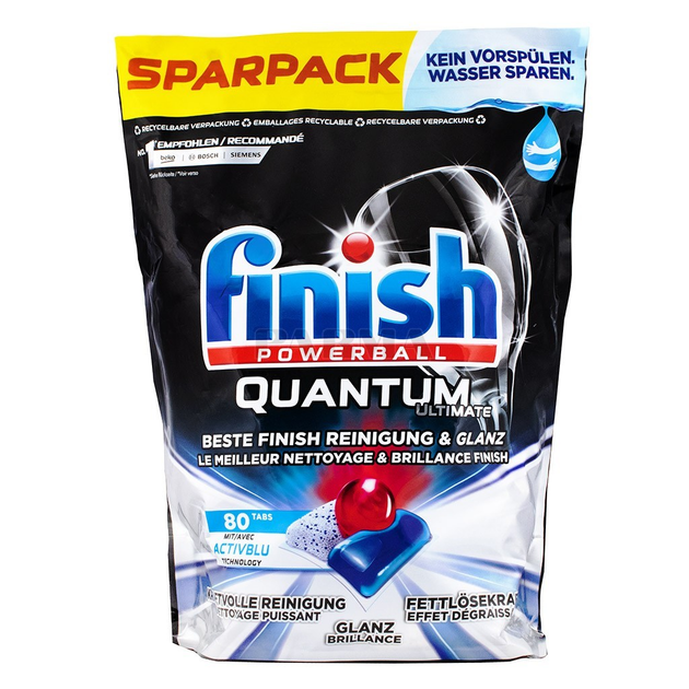 Таблетки для посудомийних машин Finish Quantum Ultimate 80 шт – фото ...