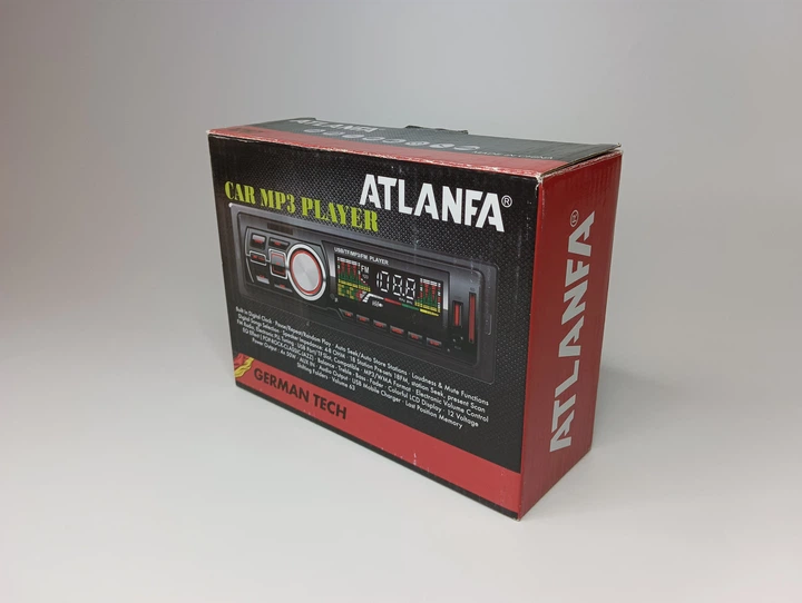 Автомагнітола Atlanfa AT-1787 з 2-ма Виходами Однодінова Магнітола з USB, SD, FM та AUX - зображення 5
