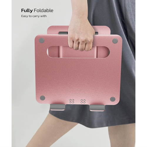 Подставка для ноутбука Nulaxy Ergonomic Laptop Stand Rose Gold (C5-01) - Фото 6 Подставка для ноутбука Nulaxy Ergonomic Laptop Stand Rose Gold (C5-01) - изображение 6