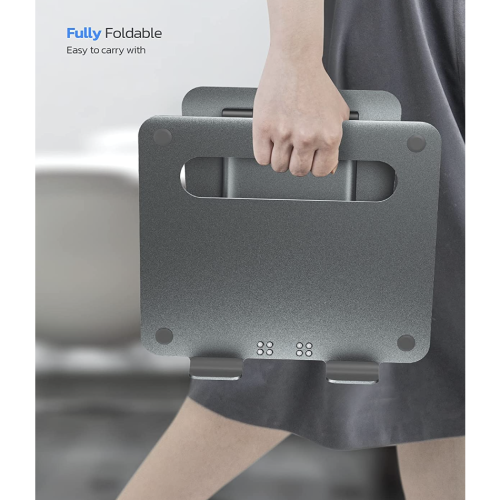 Подставка для ноутбука Nulaxy Ergonomic Laptop Stand Gray (C5-01) - изображение 6